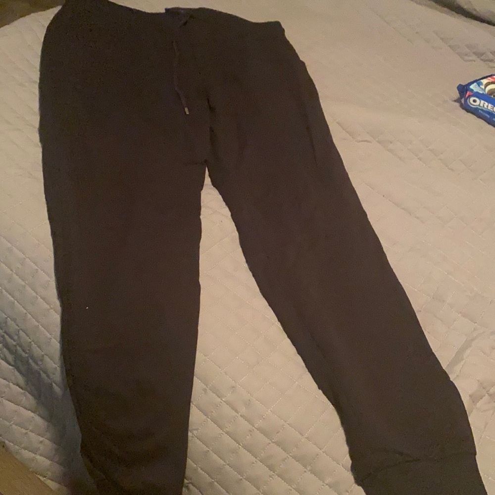 Worth black lounge pants size large